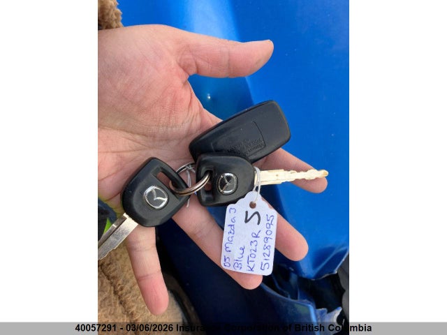 40057291 :رقم المزاد ، JM1BK143151289095 vin ، 2005 Mazda Mazda3 Gs/gt مزاد بيع