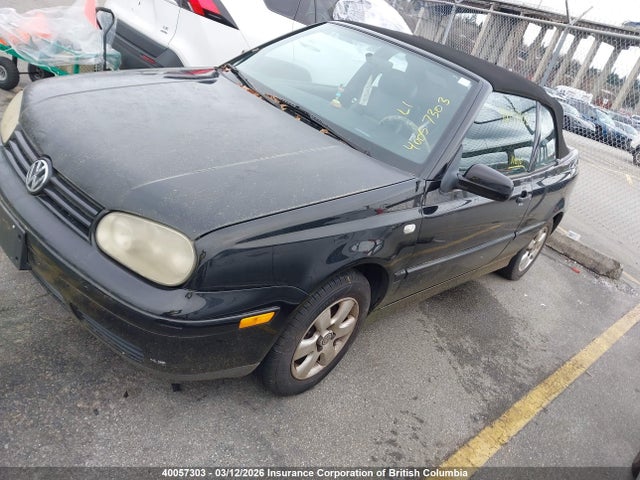 40057303 :رقم المزاد ، 3VWDC21V71M813524 vin ، 2001 Volkswagen Cabrio Glx مزاد بيع