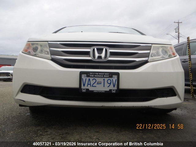 40057321 :رقم المزاد ، 5FNRL5H45BB508522 vin ، 2011 Honda Odyssey Ex مزاد بيع
