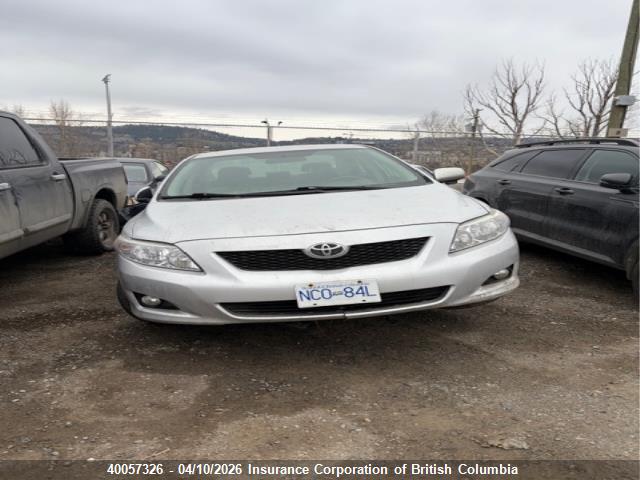 40057326 :رقم المزاد ، 2T1BU40E59C087039 vin ، 2009 Toyota Corolla S/le/xle مزاد بيع