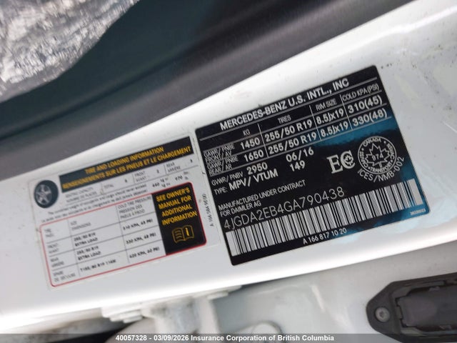 Mercedes-Benz Gle 350d 4matic 2016 4JGDA2EB4GA790438 Image 9
