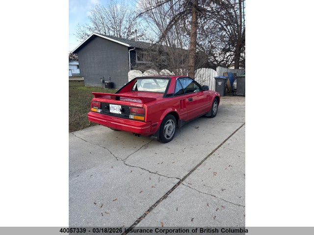 Aukcja sprzedaży 1986 Toyota Mr2, vin: JT2AW15C5G0053663, numer aukcji: 40057339