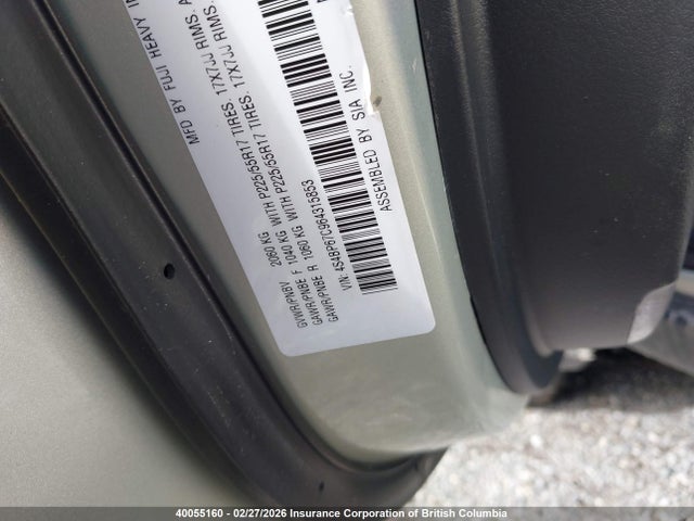 Продажа на аукционе авто 2006 Subaru Legacy Outback 2.5 Xt Limited, vin: 4S4BP67C964315853, номер лота: 40055160