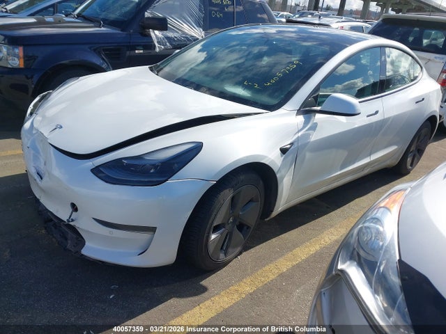 2021 Tesla Model 3 მანქანა იყიდება აუქციონზე, vin: 5YJ3E1EA2MF907569, აუქციონის ნომერი: 40057359