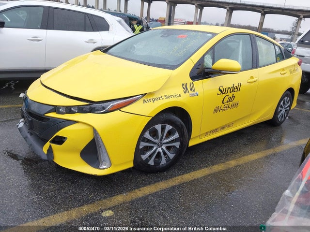 40052470 :رقم المزاد ، JTDKARFP9L3122972 vin ، 2020 Toyota Prius Prime Le مزاد بيع