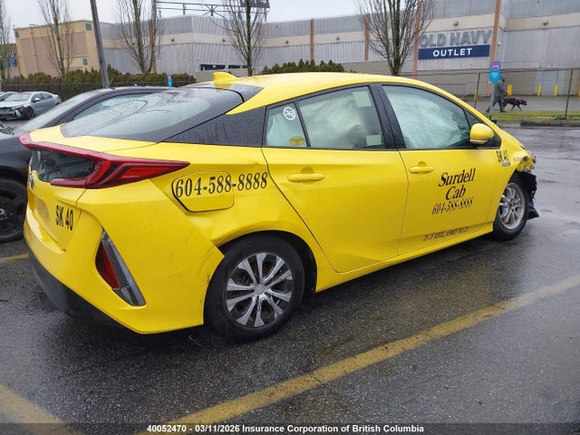 40052470 :رقم المزاد ، JTDKARFP9L3122972 vin ، 2020 Toyota Prius Prime Le مزاد بيع