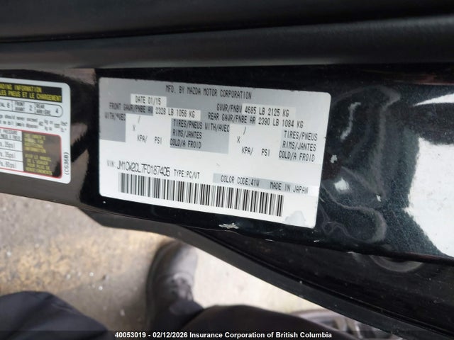Mazda 5 Touring 2015 JM1CW2CL7F0187405 Image 9