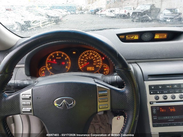 40057403 :رقم المزاد ، JNKCV54EX7M900231 vin ، 2007 Infiniti G35 مزاد بيع