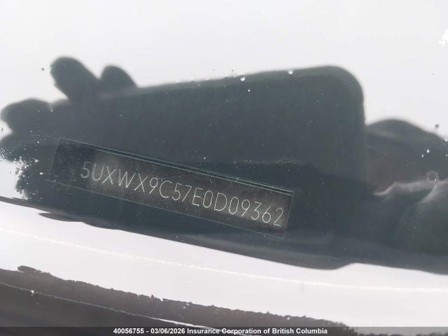 5UXWX9C57E0D09362 BMW X3 Xdrive28i