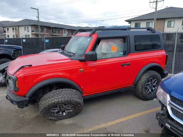 40054912 :رقم المزاد ، 1FMDE9AP4RLA35389 vin ، 2024 Ford Bronco Badlands مزاد بيع