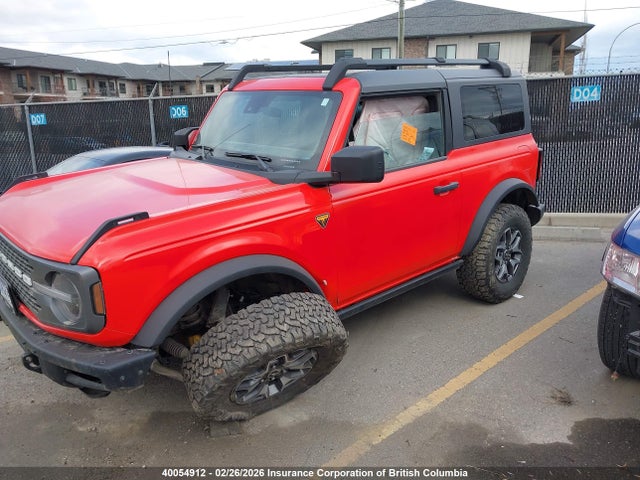 40054912 :رقم المزاد ، 1FMDE9AP4RLA35389 vin ، 2024 Ford Bronco Badlands مزاد بيع