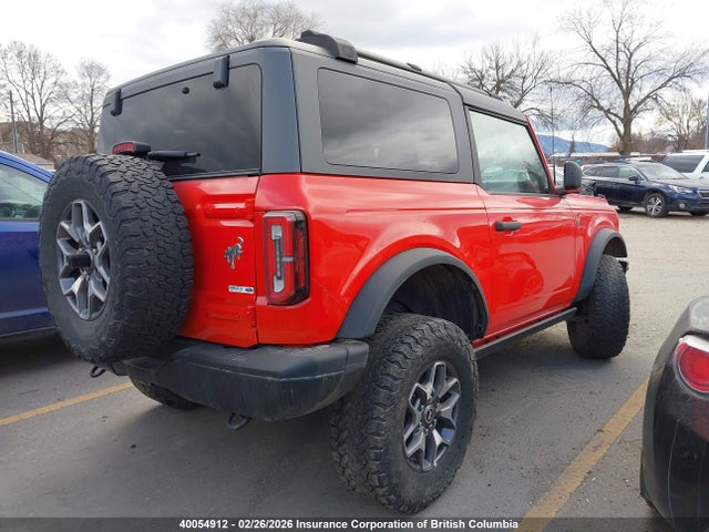 40054912 :رقم المزاد ، 1FMDE9AP4RLA35389 vin ، 2024 Ford Bronco Badlands مزاد بيع