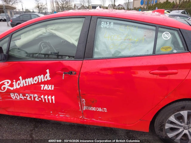 JTDKAMFP8M3163338 Toyota Prius