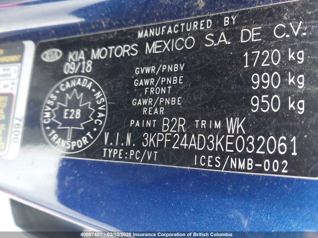 KIA Forte 2019 3KPF24AD3KE032061 Image 9
