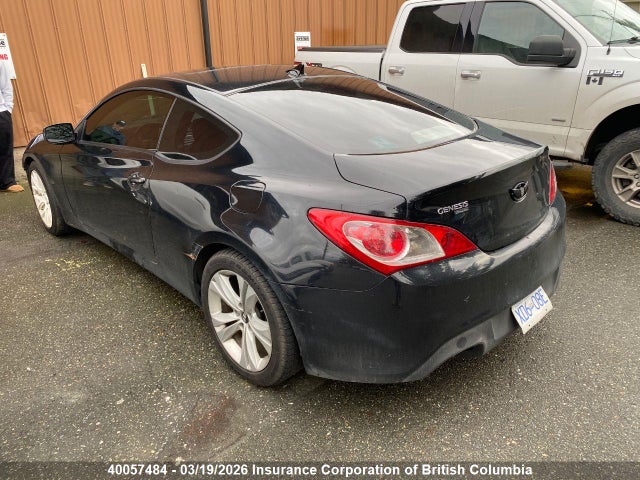 40057484 :رقم المزاد ، KMHHT6KD4AU033117 vin ، 2010 Hyundai Genesis Coupe 2.0t مزاد بيع