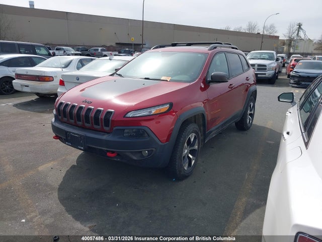 Aukcja sprzedaży 2016 Jeep Cherokee Trailhawk, vin: 1C4PJMBSXGW146964, numer aukcji: 40057486
