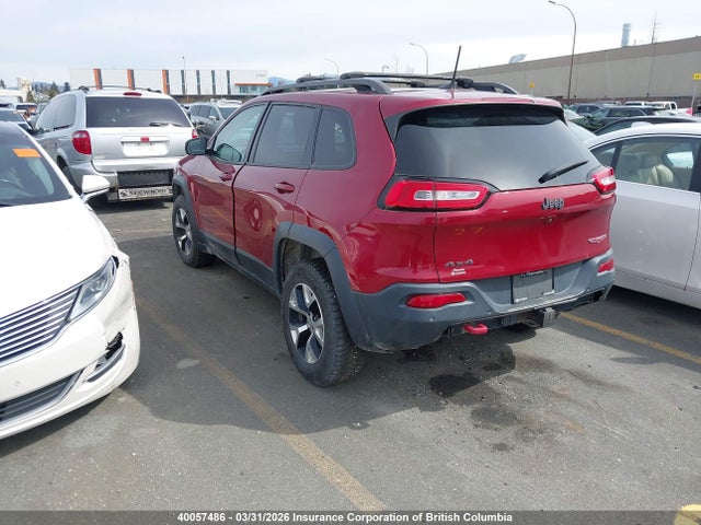 Aukcja sprzedaży 2016 Jeep Cherokee Trailhawk, vin: 1C4PJMBSXGW146964, numer aukcji: 40057486