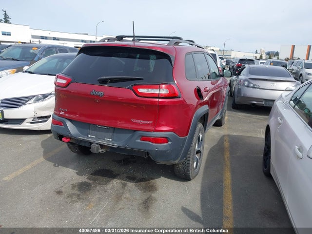 Aukcja sprzedaży 2016 Jeep Cherokee Trailhawk, vin: 1C4PJMBSXGW146964, numer aukcji: 40057486