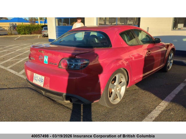 40057498 :رقم المزاد ، JM1FE173940131936 vin ، 2004 Mazda Rx8 مزاد بيع