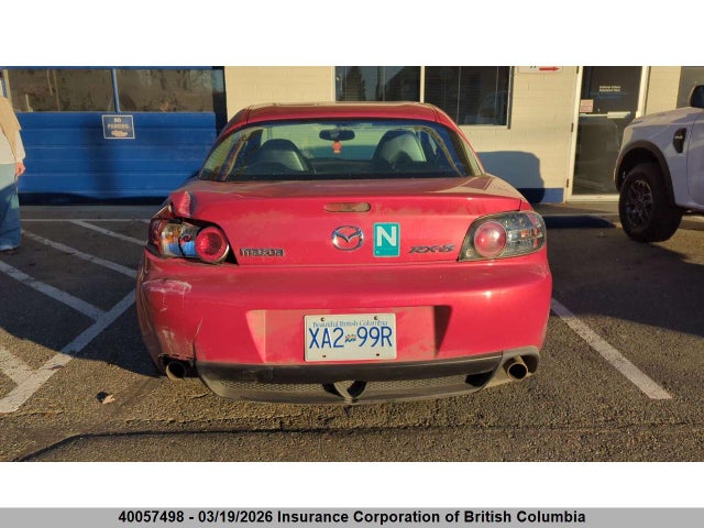 40057498 :رقم المزاد ، JM1FE173940131936 vin ، 2004 Mazda Rx8 مزاد بيع