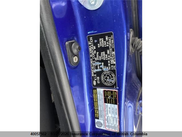 Aukcja sprzedaży 2009 Kia Sportage Lx, vin: KNDJF722197595942, numer aukcji: 40057502