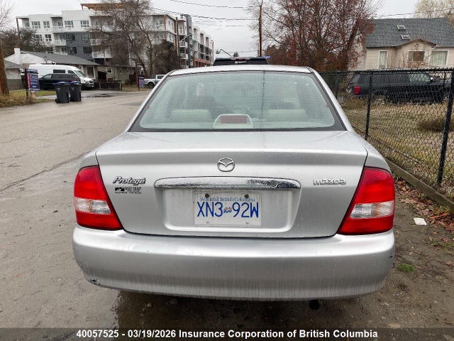 40057525 :رقم المزاد ، JM1BJ225120525825 vin ، 2002 Mazda Protege Dx/lx/es مزاد بيع