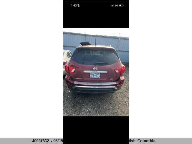 5N1DR2MM8HC664567 Nissan Pathfinder S/sv/sl/platinum