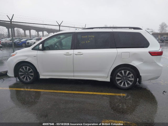 40057546 :رقم المزاد ، 5TDDZ3DC9LS240887 vin ، 2020 Toyota Sienna Xle/xle Premium/limited/limited Premium مزاد بيع