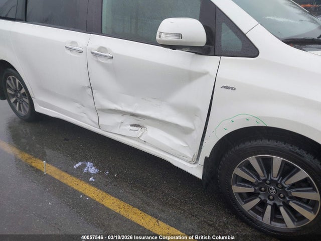 40057546 :رقم المزاد ، 5TDDZ3DC9LS240887 vin ، 2020 Toyota Sienna Xle/xle Premium/limited/limited Premium مزاد بيع