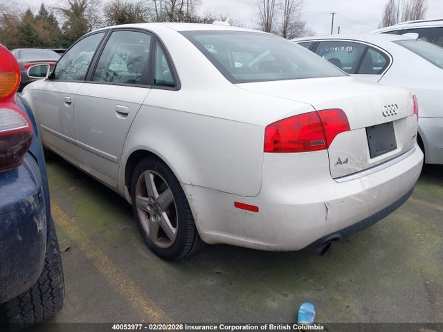 2006 Audi A4 2 Turbo მანქანა იყიდება აუქციონზე, vin: WAUAF78E36A288849, აუქციონის ნომერი: 40053977
