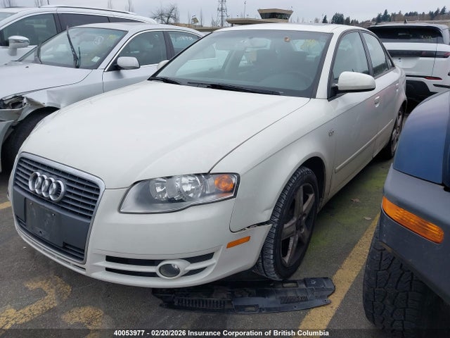 2006 Audi A4 2 Turbo მანქანა იყიდება აუქციონზე, vin: WAUAF78E36A288849, აუქციონის ნომერი: 40053977