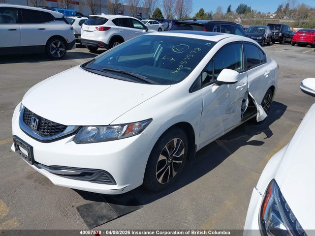 2013 Honda Civic მანქანა იყიდება აუქციონზე, vin: 2HGFB2F59DH008684, აუქციონის ნომერი: 40057578