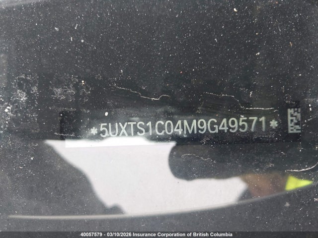 5UXTS1C04M9G49571 BMW X3