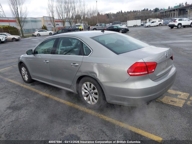 40057594 :رقم المزاد ، 1VWAS7A33EC066190 vin ، 2014 Volkswagen Passat S مزاد بيع