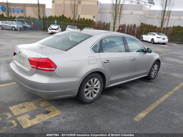 40057594 :رقم المزاد ، 1VWAS7A33EC066190 vin ، 2014 Volkswagen Passat S مزاد بيع