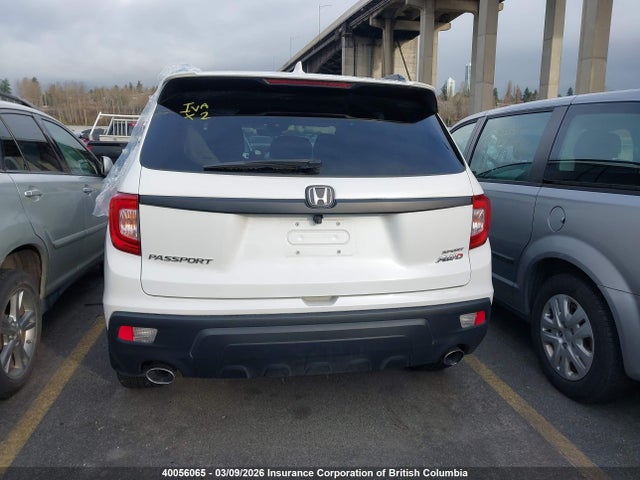 Продаж на аукціоні авто 2019 Honda Passport Sport, vin: 5FNYF8H23KB501426, номер лоту: 40056065