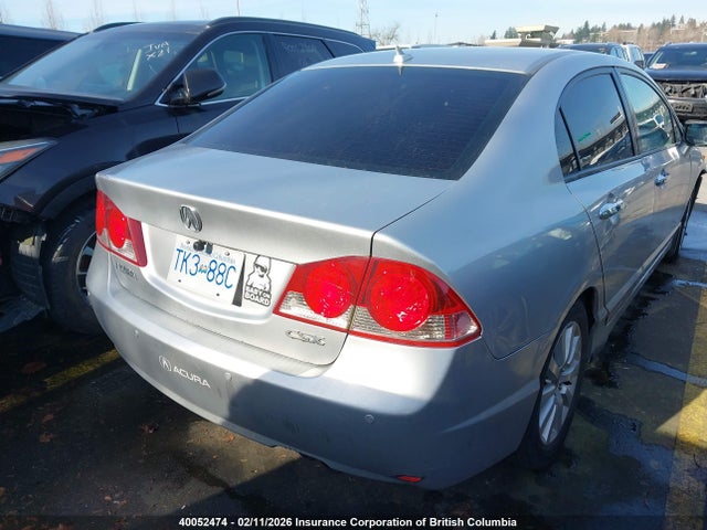 Продажа на аукционе авто 2007 Acura Csx Premium Navigation, vin: 2HHFD56747H200866, номер лота: 40052474