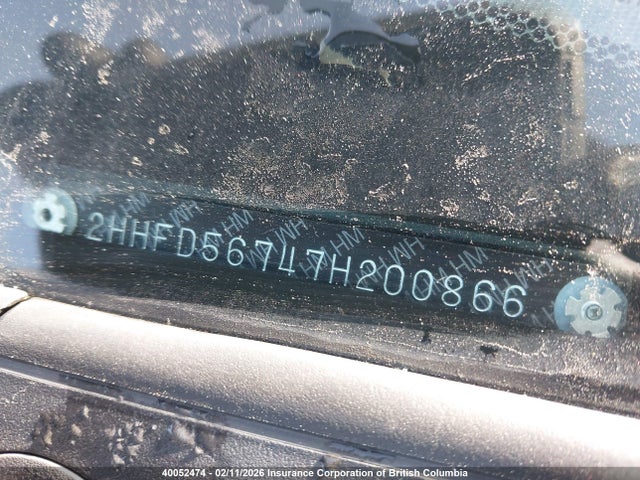 Продажа на аукционе авто 2007 Acura Csx Premium Navigation, vin: 2HHFD56747H200866, номер лота: 40052474
