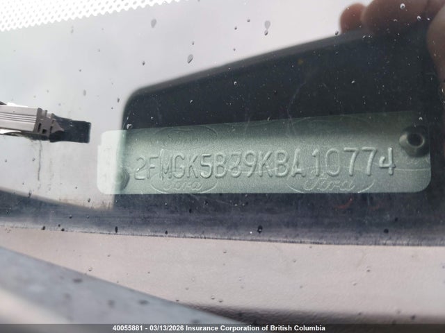 Продаж на аукціоні авто 2019 Ford Flex Se, vin: 2FMGK5B89KBA10774, номер лоту: 40055881