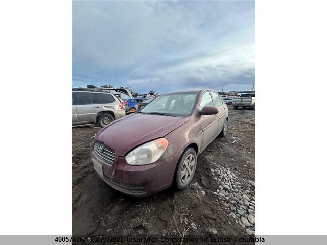 Aukcja sprzedaży 2008 Hyundai Accent Gls, vin: KMHCN45C18U264000, numer aukcji: 40057676