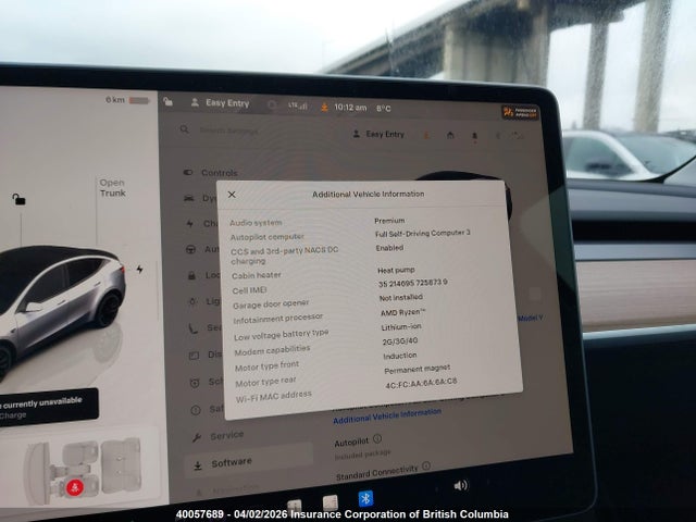 7SAYGDEF7NF540069 Tesla Model Y
