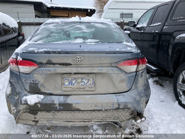 40057736 :رقم المزاد ، 5YFB4MBEXMP092811 vin ، 2021 Toyota Corolla Se مزاد بيع