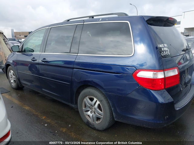 40057770 :رقم المزاد ، 5FNRL38635B504611 vin ، 2005 Honda Odyssey Ex-l مزاد بيع