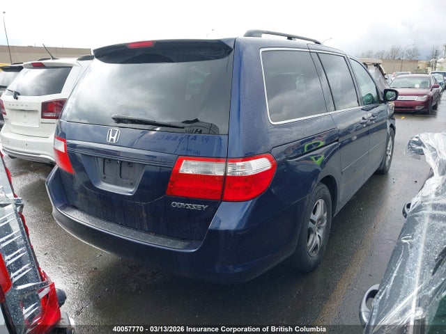 40057770 :رقم المزاد ، 5FNRL38635B504611 vin ، 2005 Honda Odyssey Ex-l مزاد بيع