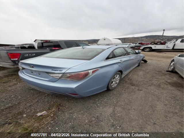 40057781 :رقم المزاد ، KMHEC4A44CA029310 vin ، 2012 Hyundai Sonata Hybrid مزاد بيع