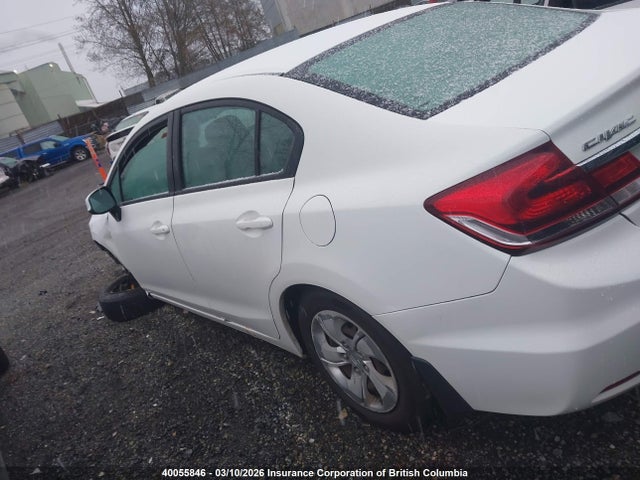 2013 Honda Civic Lx მანქანა იყიდება აუქციონზე, vin: 2HGFB2F48DH109318, აუქციონის ნომერი: 40055846