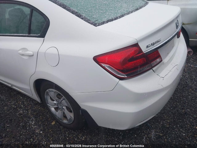 2013 Honda Civic Lx მანქანა იყიდება აუქციონზე, vin: 2HGFB2F48DH109318, აუქციონის ნომერი: 40055846