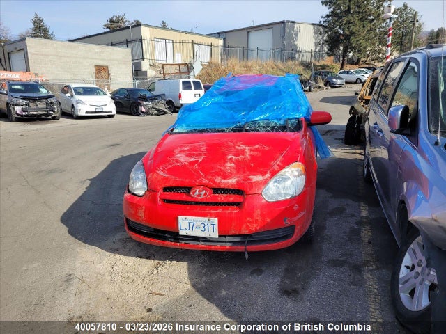 Продаж на аукціоні авто 2010 Hyundai Accent Se, vin: KMHCN3BC5AU186812, номер лоту: 40057810