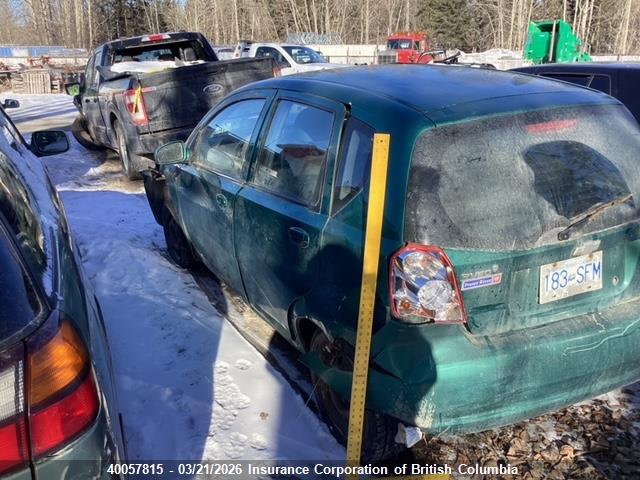 Aukcja sprzedaży 2004 Chevrolet Aveo, vin: KL1TD62664B126399, numer aukcji: 40057815
