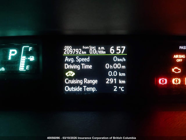 40056096 :رقم المزاد ، JTDKDTB3XC1011995 vin ، 2012 Toyota Prius C مزاد بيع